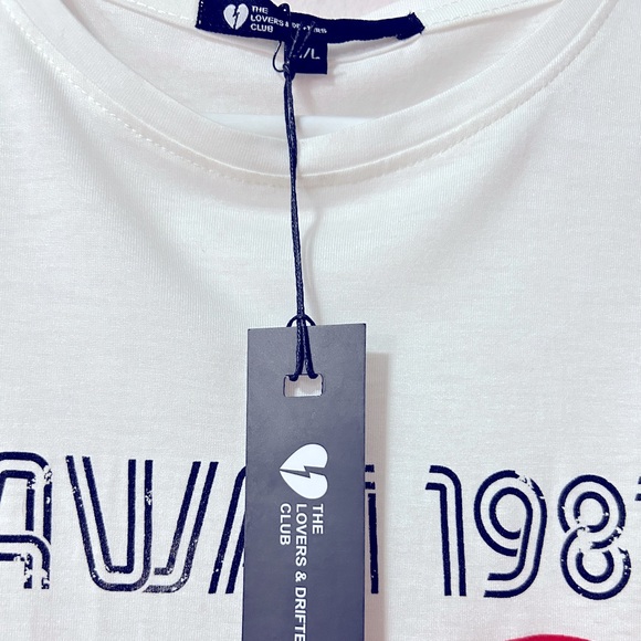 🌺NWT🌺 Lovers & Drifters Hawaii Tee Sz M/L - Picture 4 of 7